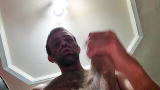 Oops, got jizz on camera. Scorching man, providing myself a handjo,b finger in bootie, slurping my knob and cum-shot