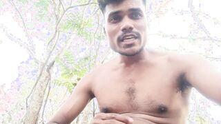 Indian Desi fellow jordiweek Jungle me Lubricant ke sath lond ka rubdown korne pahucha