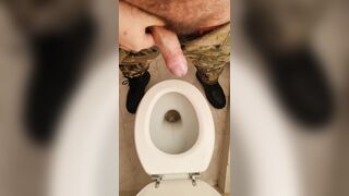 Military urinate and smoke