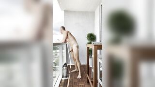 Nude on my balcony