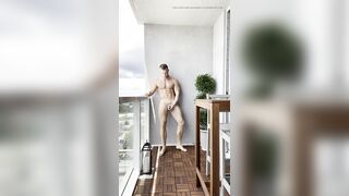 Nude on my balcony