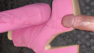 Spunk on Pinkish Platform Footwear