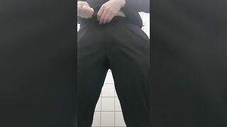 Fap at restroom