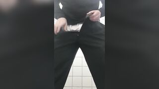 Fap at restroom