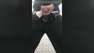 Fap at restroom