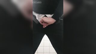 Fap at restroom