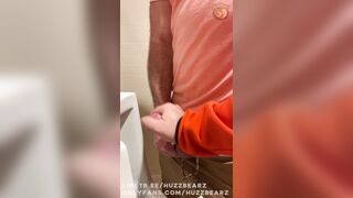 Getting caught in the urinals