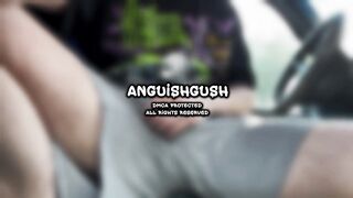 Public Wank and Spunk in the Car (Close Up Fapping) - Ache Gush