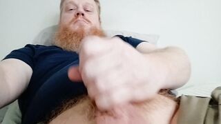 Accidentally jizzing, Hefty Penis JohnnyRed883 Ginger Red-Haired Auburn