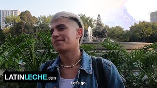 Axxl Catches Sight Of Angel, A Uber-Sexy Guy With A Blinding View, In The Middle Of The Street - LatinLeche