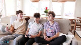 NastyTwinks - Kittled Youngster - Zayne Bright Doesn't Want to Give Up Controller, Donavin and Jayden Kittle and Nail to Make Him