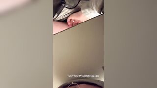 Teenager dude wank off Random dude in the public rest room understall and make him spunk