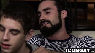 Hairy buff dude wants twinks tight hole to fuck