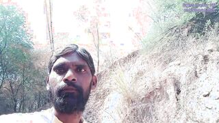 Rajesh Playboy 993 urinating in the public outdoor rock hill smacking bouncy arse jungle outside dare showing