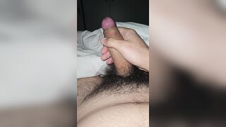 Wanking next to bf