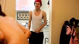 Ian Madrox and Dustin Kilimin urinate and fap