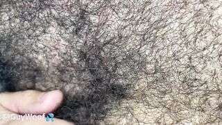 highly fur covered wank off