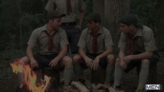 TWINKPOP - A Gang Of Scouts Meets In The Middle Of The Forest To Have An Bang-Out With Their Scout Leader