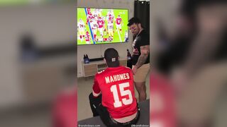 Brandt and Jordan fucking Nash during the Super Bowl