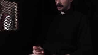 Committing sins in the confession room with hot pastor