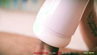 FREE-FOR-ALL TOTAL VID Yam-Sized Uncircumcised Chisel Latino Tests HoneyPlayBox Kai2 Automatic Masturbator Powerful Money-Shot