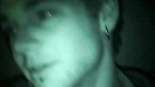 Amateur filmed while jacking off in the middle of the night