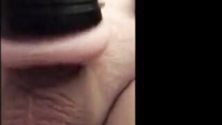 Fleshlight Pulsating Cock Creampie and Dripping Cum3333