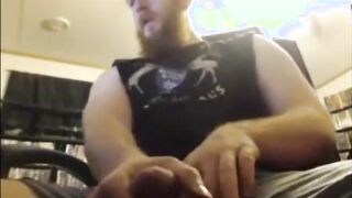 Big Dick Ginger Shoots Out A Massive Load