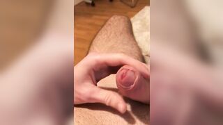 German hot eging and moaning with sperm at the end4444