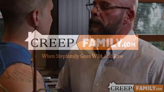 Aj Marshall convinces his stepfather to fuck him if he wants his secrets kept