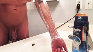 Shaving and Masturbating3333