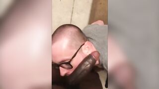 White Guy Sucks Off Black Guy