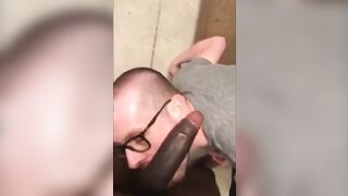 White Guy Sucks Off Black Guy