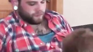 Straight Guy Gets Serviced by a Daddy