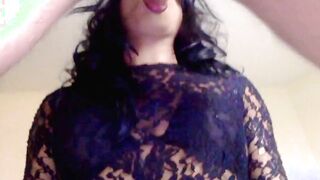 Hot Latina Crossdresser Blowjob and Facial