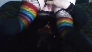 Tranny Webcam Masturbation with Big Balls & Ass