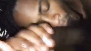 Black Amateur Takes Big Cock, Gets Facial