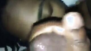 Black Amateur Takes Big Cock, Gets Facial