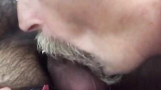 Truck Stop Cock Sucking with a Daddy Bear