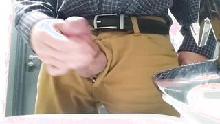 Daddy's Office Masturbation with Big Cum