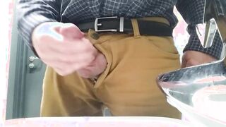 Daddy's Office Masturbation with Big Cum