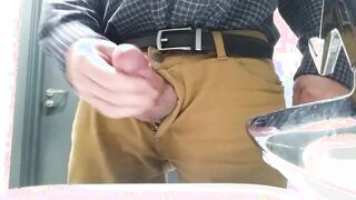 Daddy's Office Masturbation with Big Cum