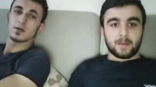 Big-Cock Turkish Daddies Masturbating on Cam