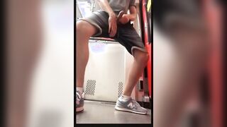 Outdoor Handjob by a Daring Twink on a Train