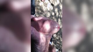 Old Men Wank Young Cock Outdoors