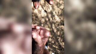 Old Men Wank Young Cock Outdoors