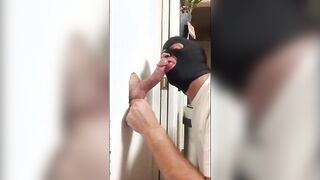 Glory Hole Blowjob Action