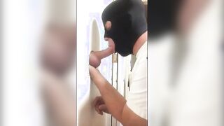 Glory Hole Blowjob Action