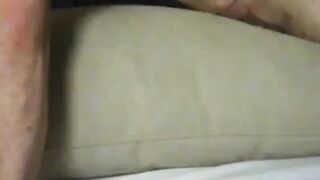 Twink Humping Pillow in Hotel and Cumming Hard