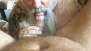 Daddy Bear Sucks Cock